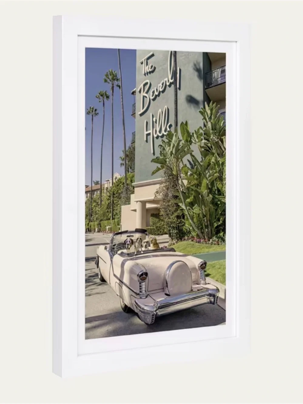 NEW Gray Malin “Mini” framed print - Joy Ride, The Beverly Hills Hotel Art Print